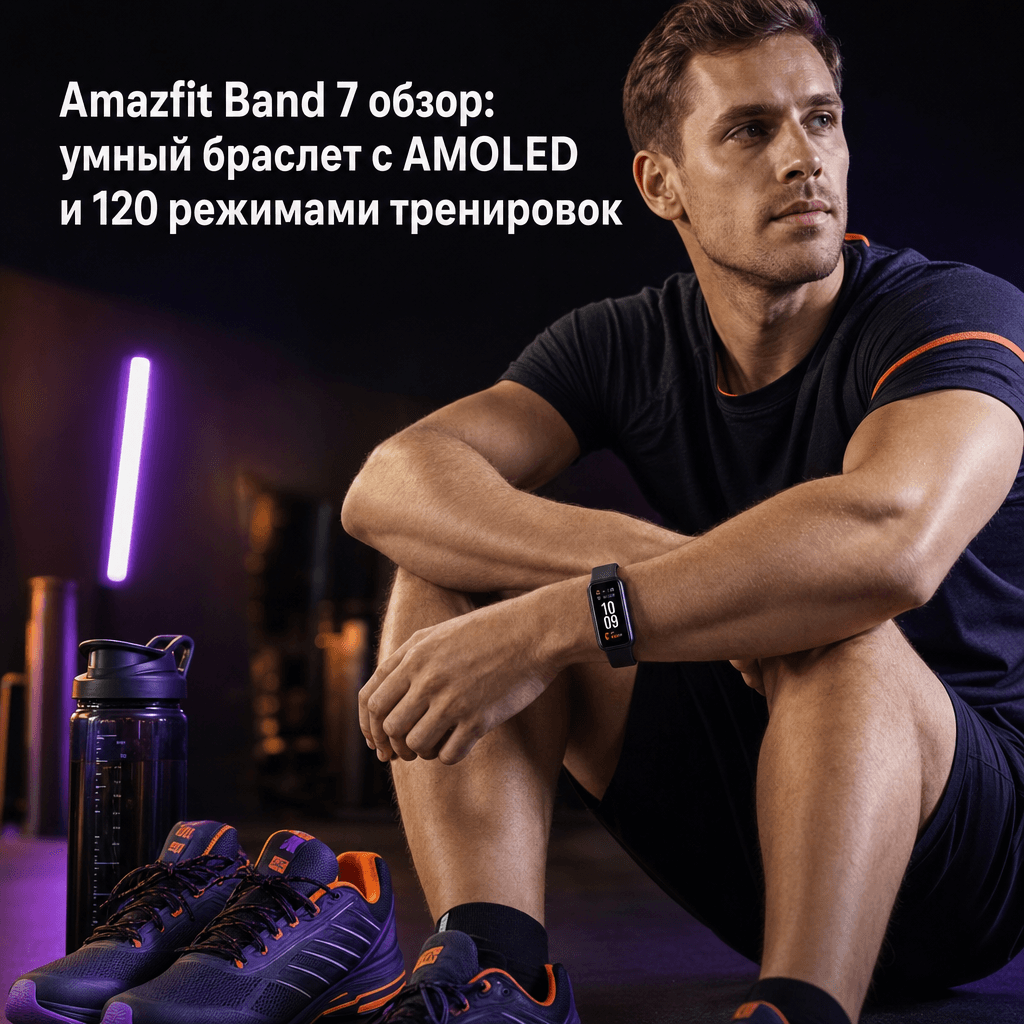 Amazfit Band 7 обзор: умный браслет с AMOLED и 120 режимами тренировок
