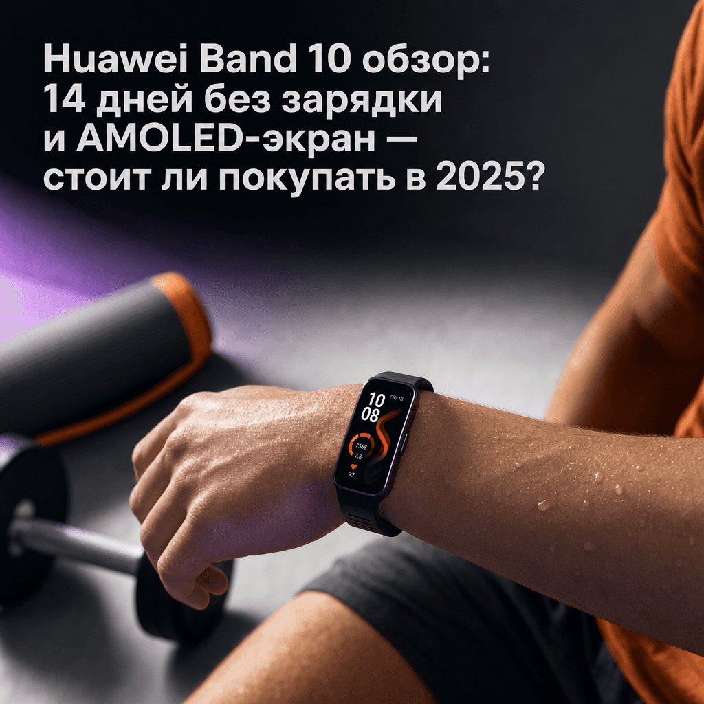 Huawei Band 10 обзор: 14 дней без зарядки и AMOLED-экран — стоит ли покупать в 2025?